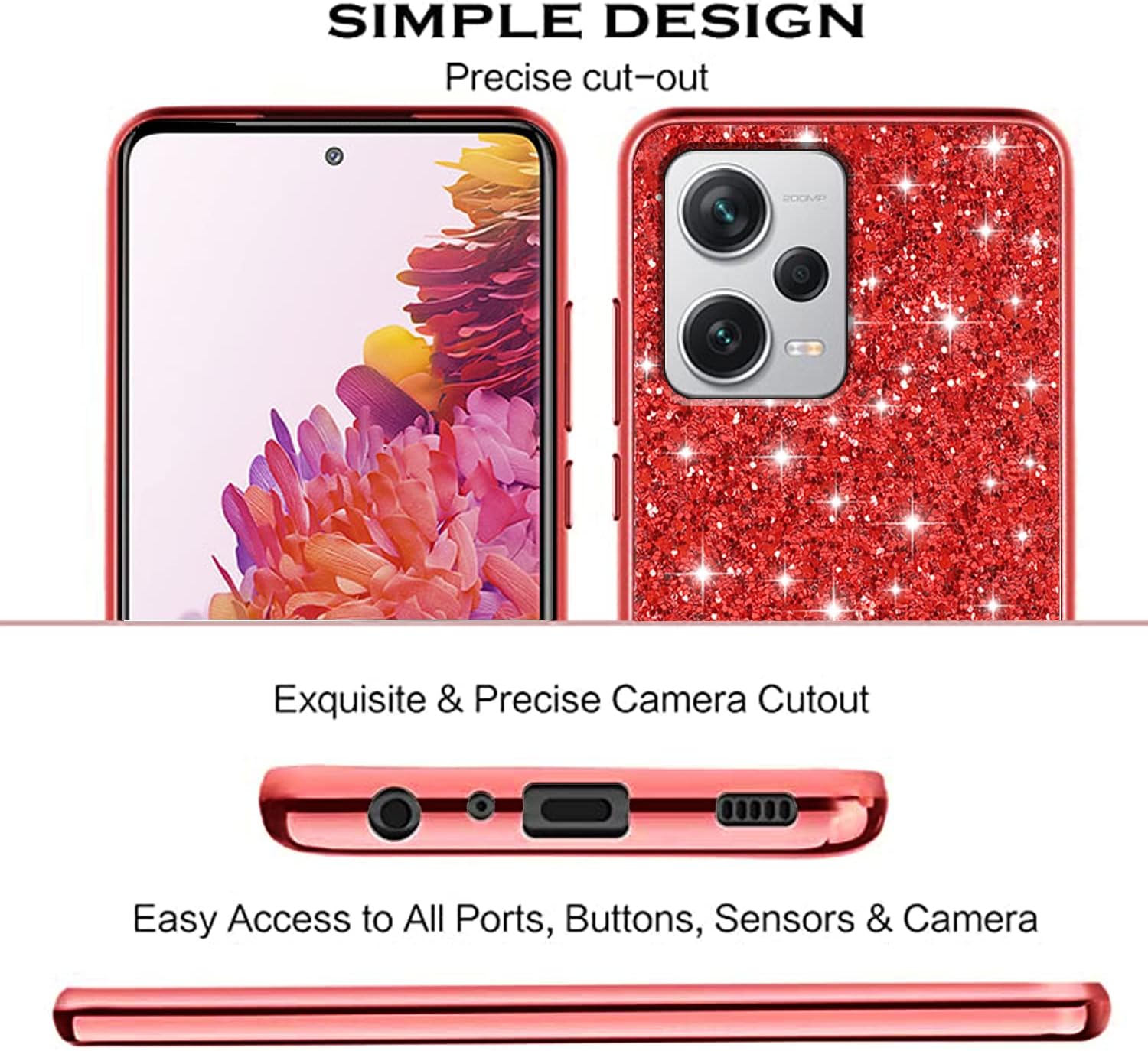 Redmi-Note-12-Pro---Xiaomi---Glitter-Case---Silicon