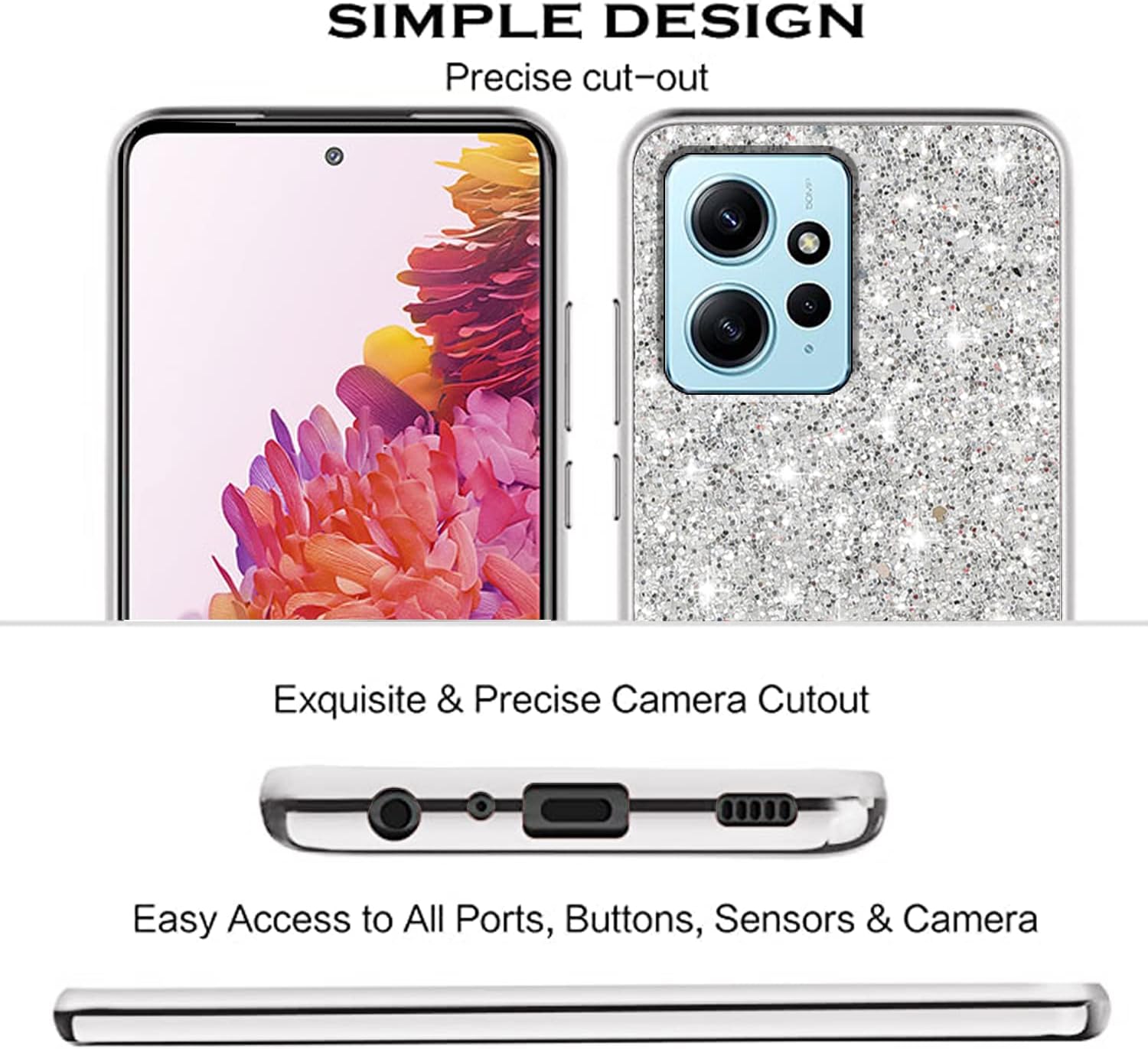 Redmi-Note-12---Xiaomi---Glitter-Case---Silicon