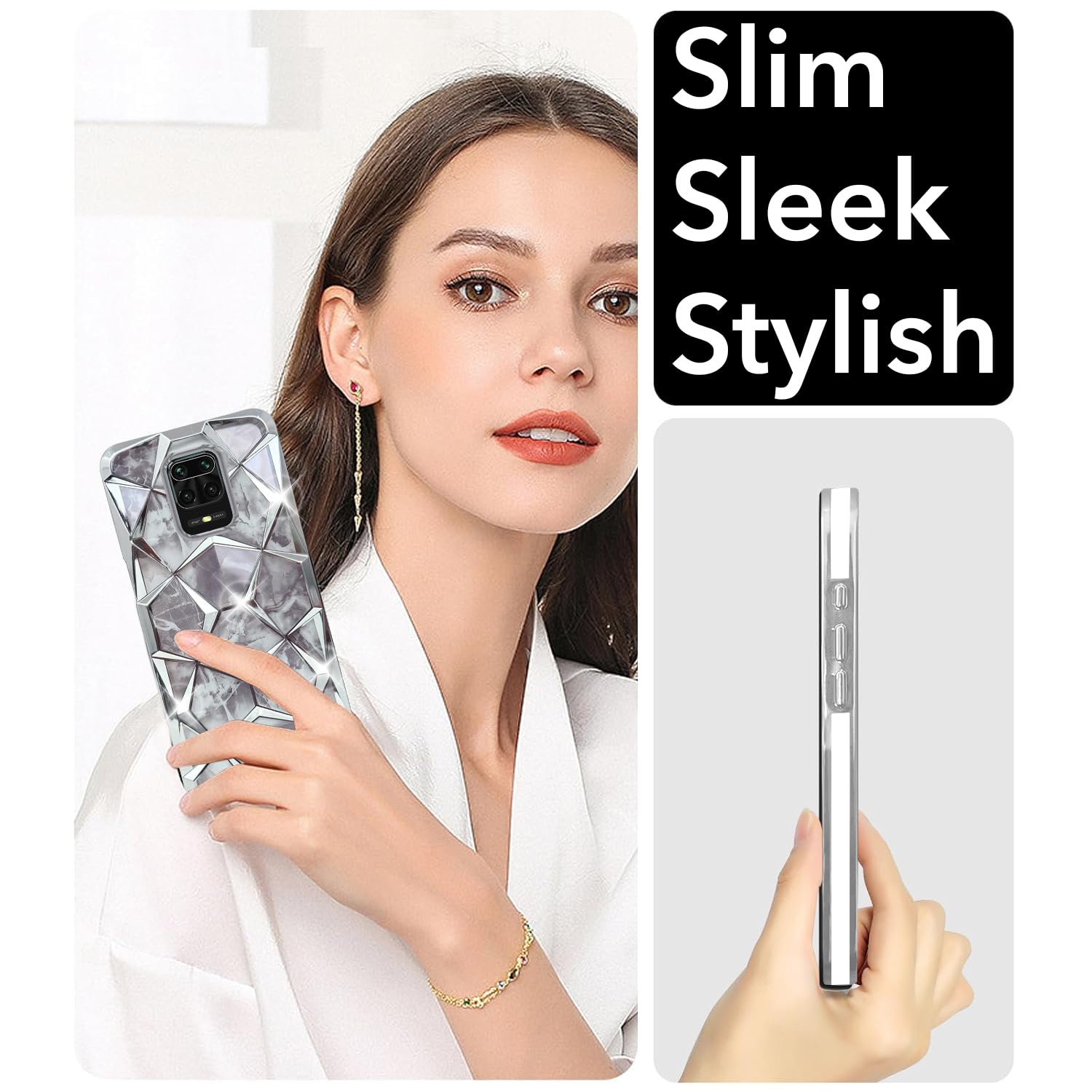 Redmi-Note-9-Pro-Max---Xiaomi---Glitter---Back-Case---Ladish-Series