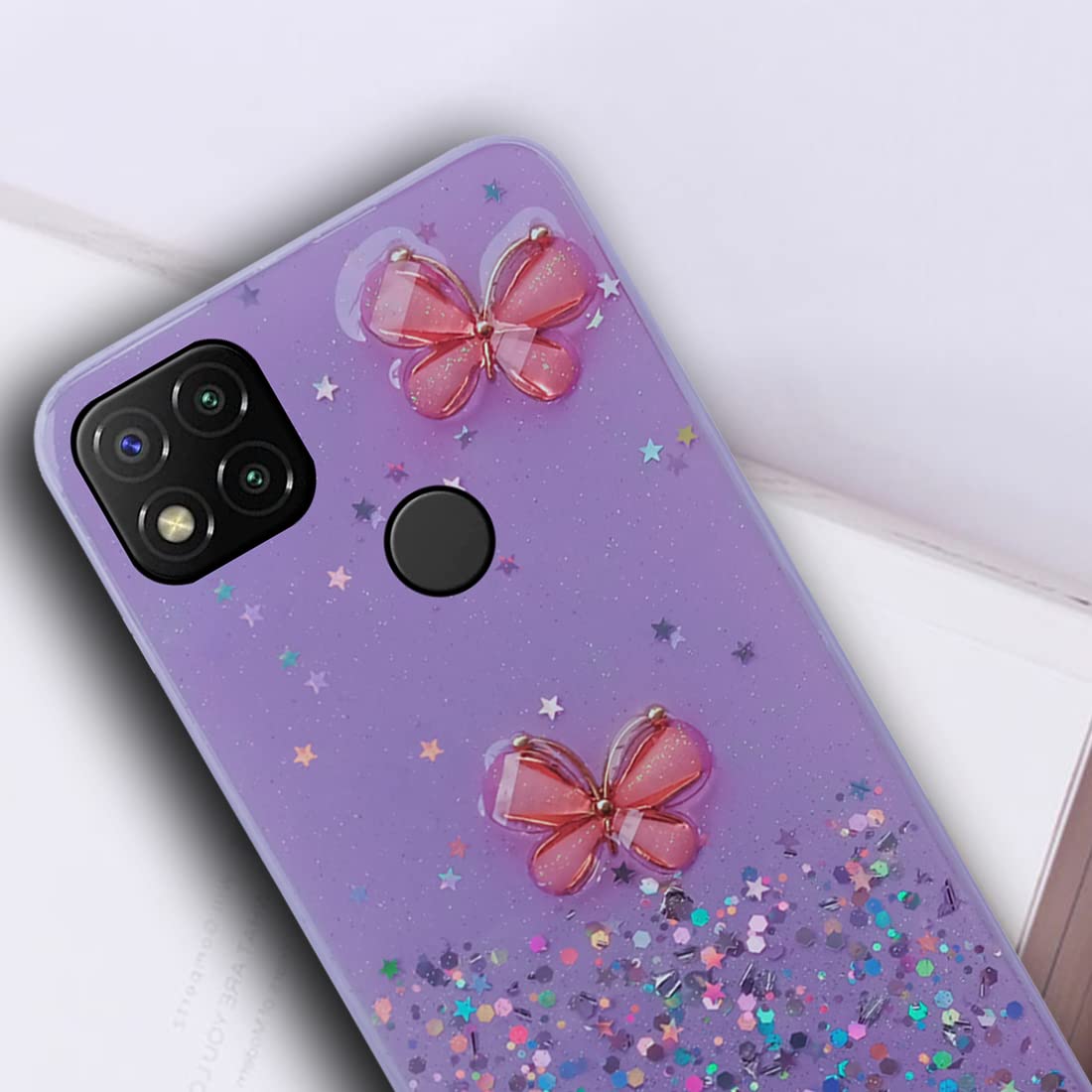 Redmi-10A---Xiaomi---Glitter---Back-Case---Ladish-Series