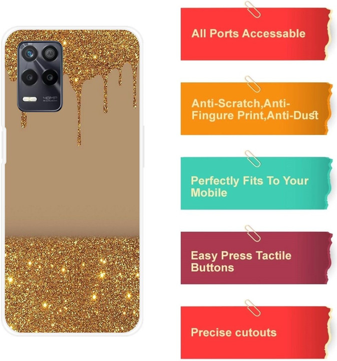 Realme-9-5G---Realme---Glitter---Back-Case---Ladish-Series