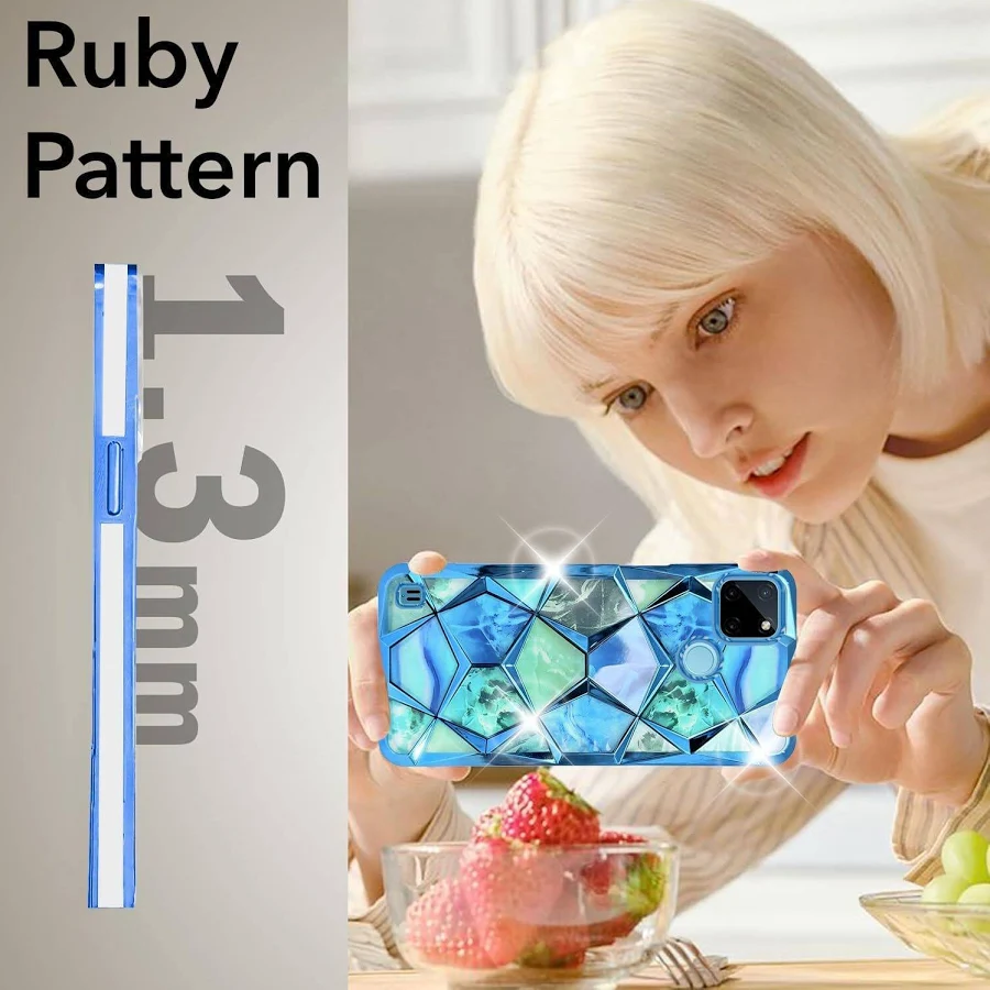 Realme-C25Y---Realme---Glitter---Back-Case---Ladish-Series