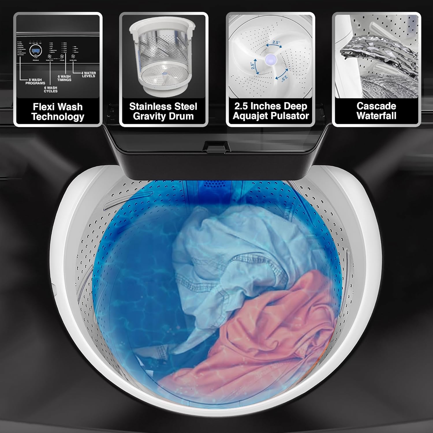 Godrej-7.5-Kg-Fully-Automatic-Top-Loading-Washing-Machine-(Metalic-Black)-(Wteon-Val-75-5.0-Fdag-C-Mtbk)-(5STAR)