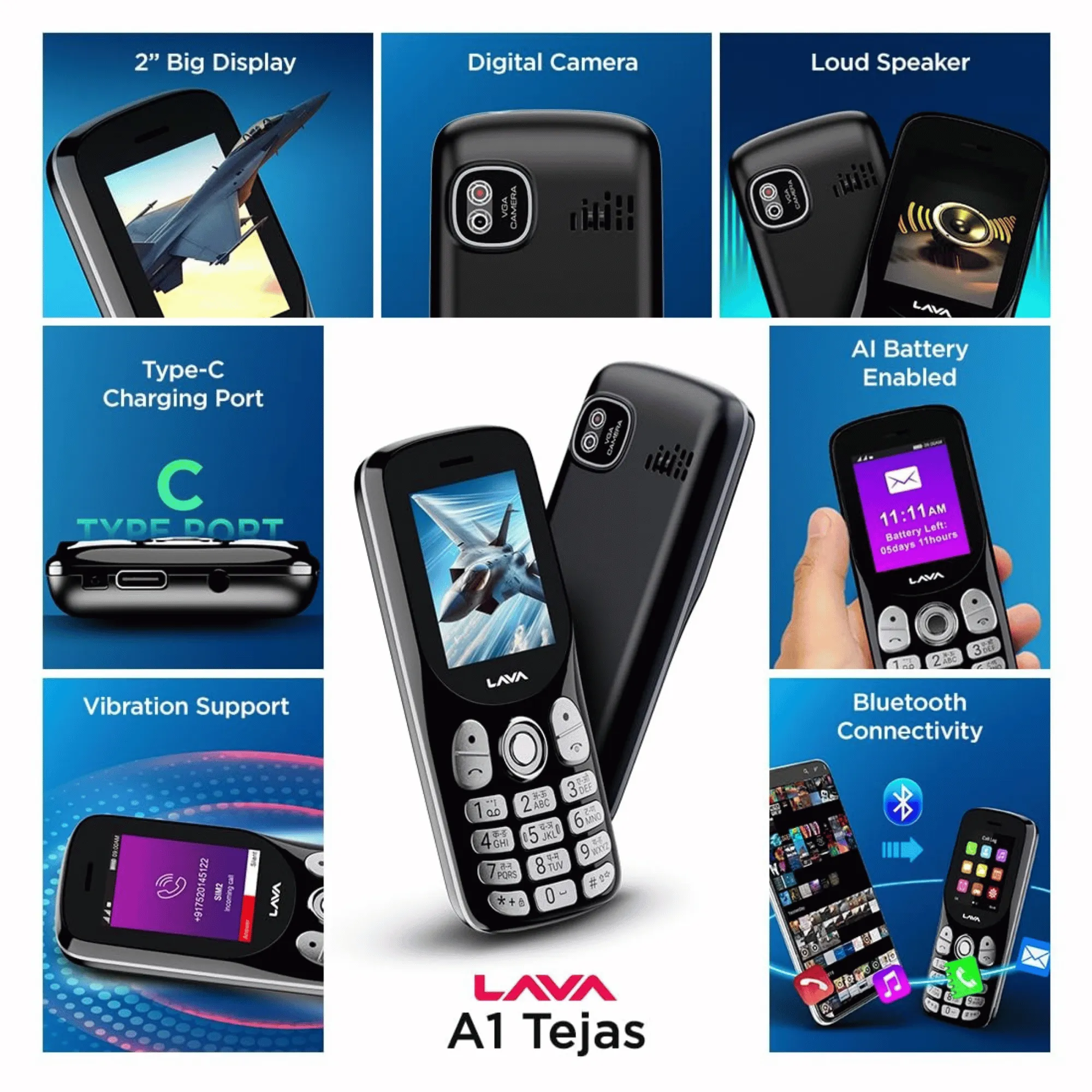 Lava-A1-Tejas-(Black)-(Type-C)