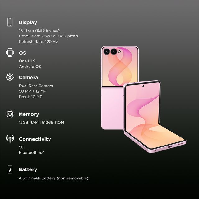 Samsung-(Z-Flip8-5G)-12GB-512GB-(PINK)