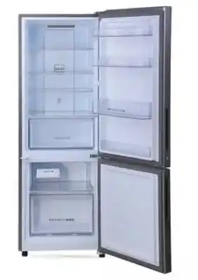 Haier-237-L-Frost-Free-Double-Door-2-Star-Refrigerator-Hrb-P-(Silver)-(2872BMS)