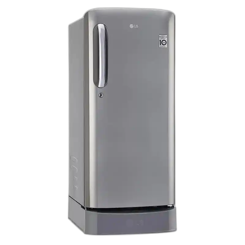 LG-185-L-Direct-Cool-Single-Door-3-Star-Refrigerator-with-Base-Drawer-Shiny-Steel-Gl-(D201APZD)