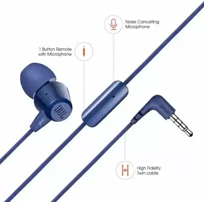 JBL-Ear-Phone-(Blue)-(T50HI)