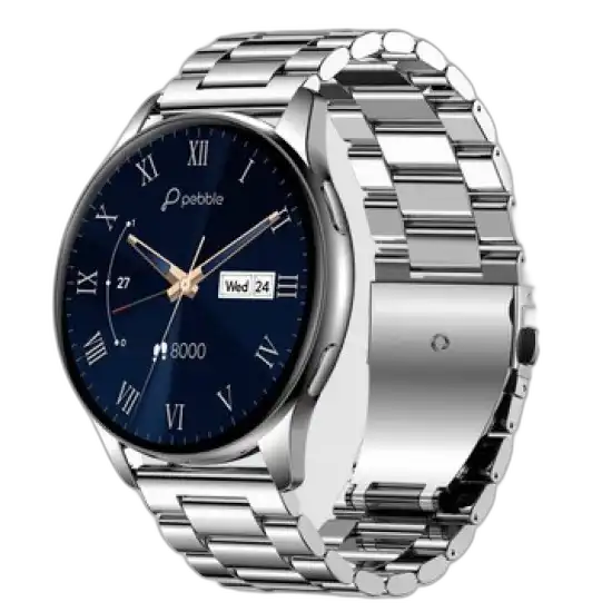 Pebble-Mattle-Pro-1.3-HD-with-Calling-Smart-Watch-Round-Dial-(Classic-Silver)-(PFB03)