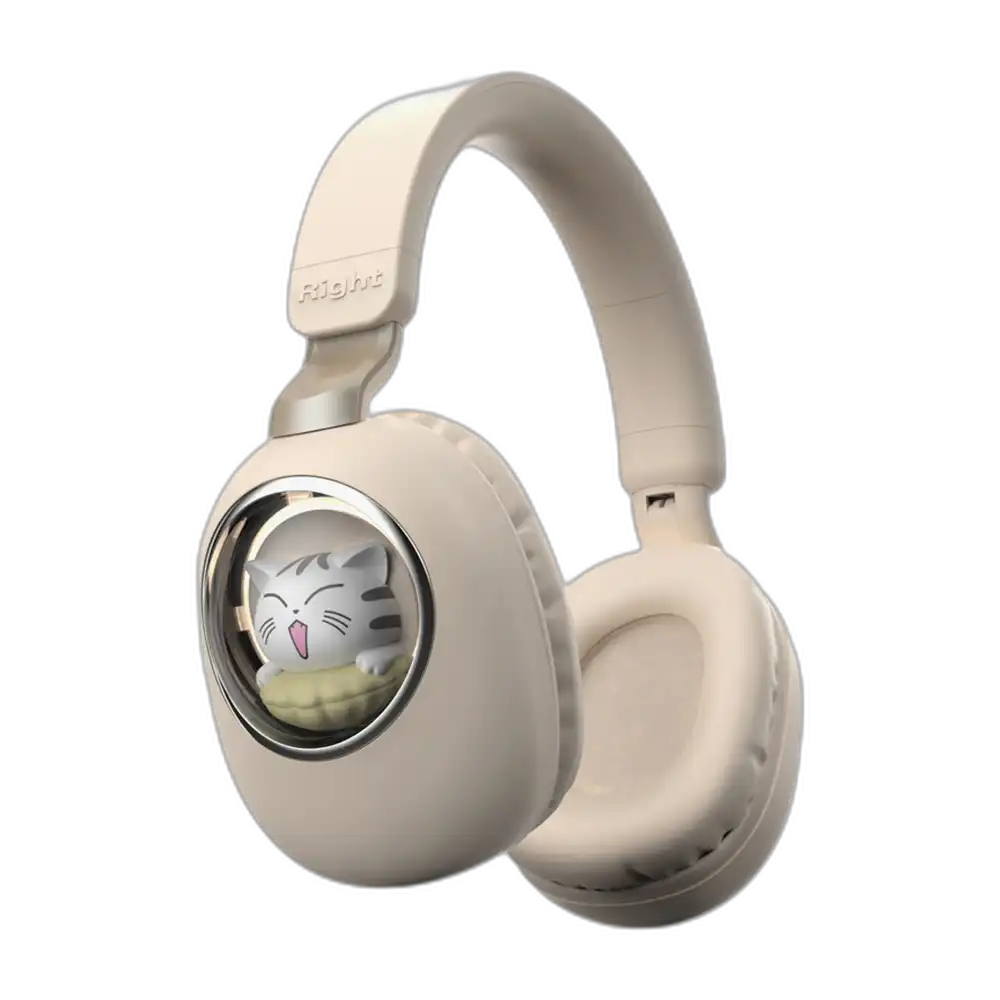 Gjby-Ca-037-Ht-204-Built-LED-Colorful-Light-Wireless-Headphone-(Peach)