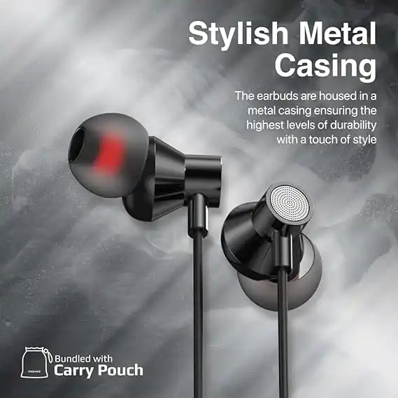 Promate-Silken-Type-C-Ergonomic-Earphone-(Black)